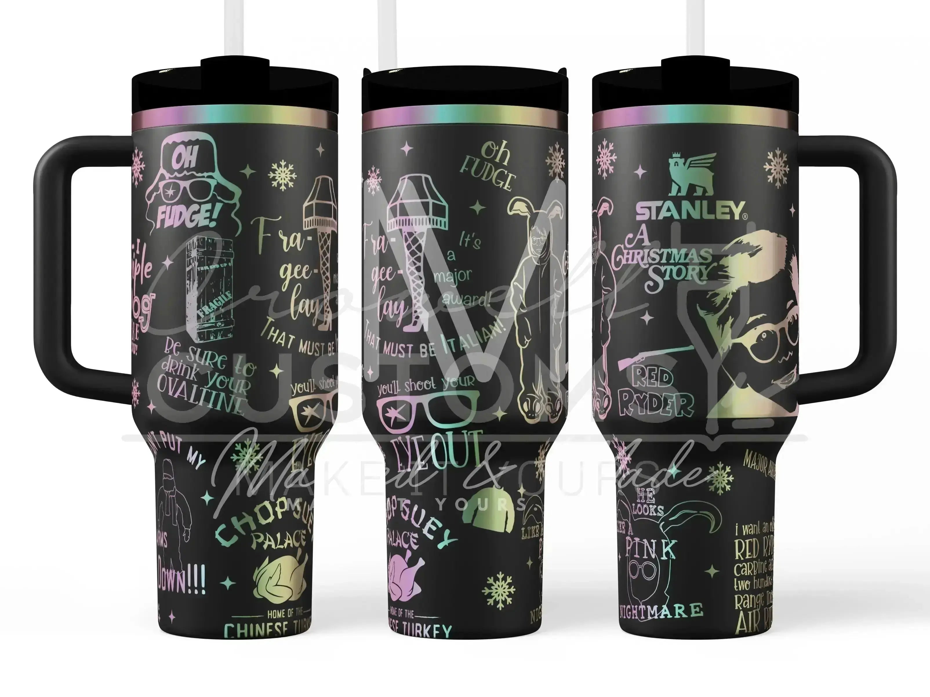 A Christmas Story - Christmas Movie Engraved Tumbler
