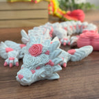 3D Printed Articulated Rose Heart Dragons 