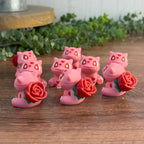 3D Printed Bulbasaur - Rose & Heart Valentine Edition 
