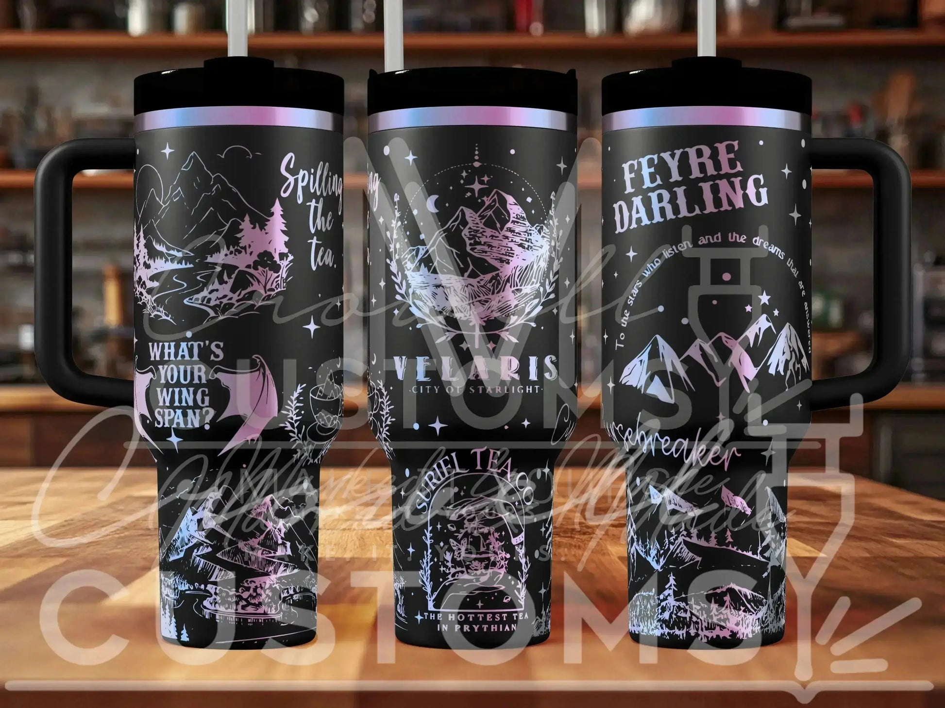 Acotar / Velaris  Quencher Tumbler (30oz, 40oz, + Stanleys)