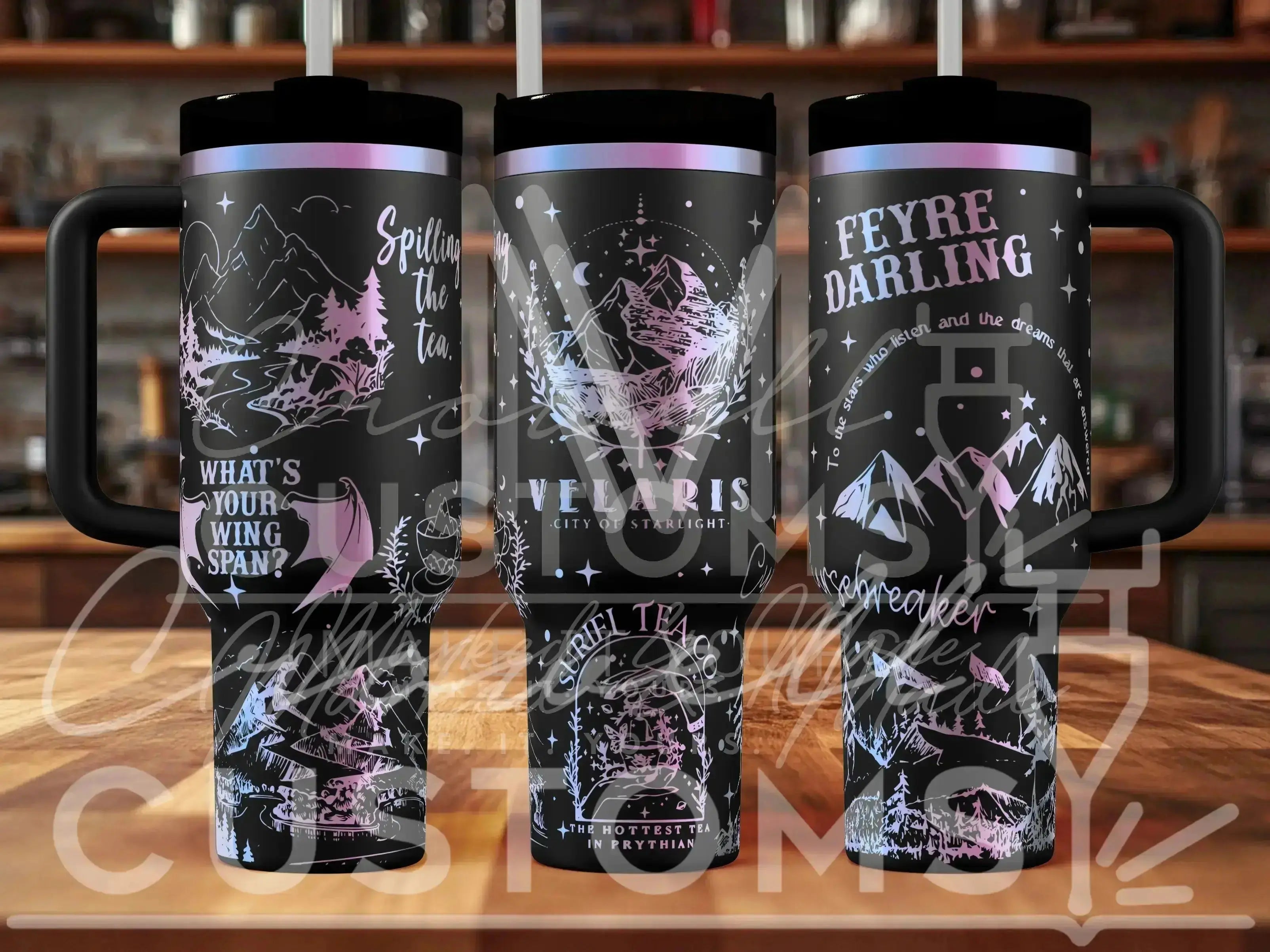 Acotar / Velaris  Quencher Tumbler (30oz, 40oz, + Stanleys)