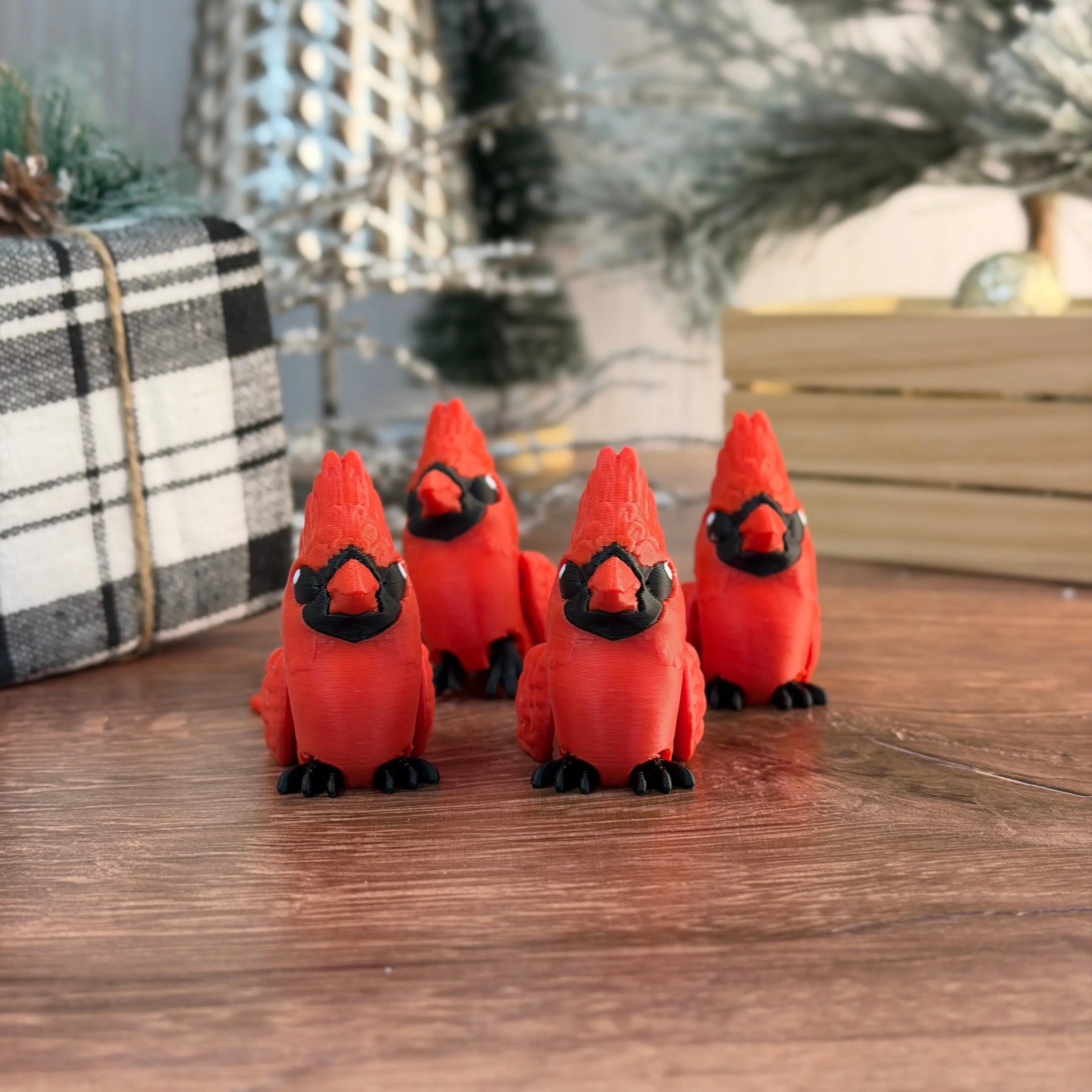 Baby Cardinal – 3D Printed Articulated Toy 