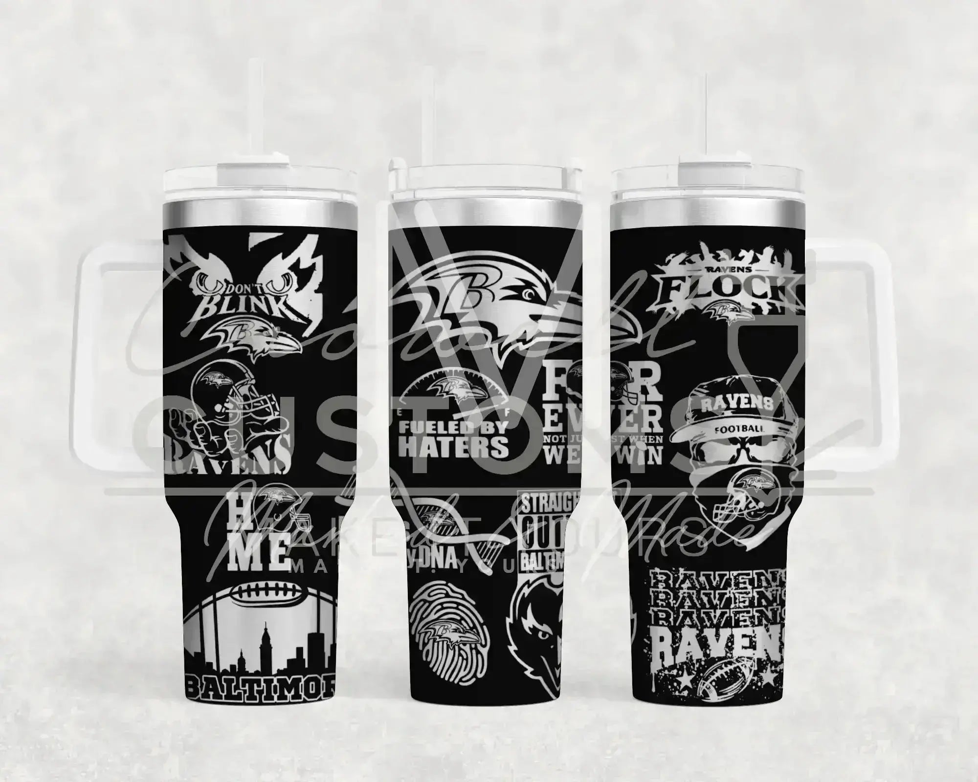Baltimore Ravens NFL  Quencher Tumbler (30oz, 40oz, + Stanleys)