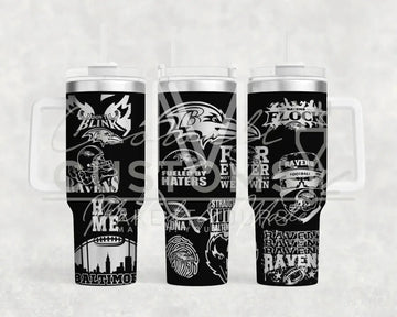 Baltimore Ravens NFL  Quencher Tumbler (30oz, 40oz, + Stanleys)