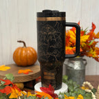 Basgiath War College (Empyrean) Engraved Black to Copper Tumbler 40oz 