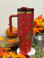 Belle Elegant Beauty and the Beast Red to Gold 