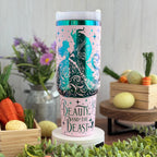 Belle Elegant Beauty and the Beast Light Purple Rainbow 40oz 