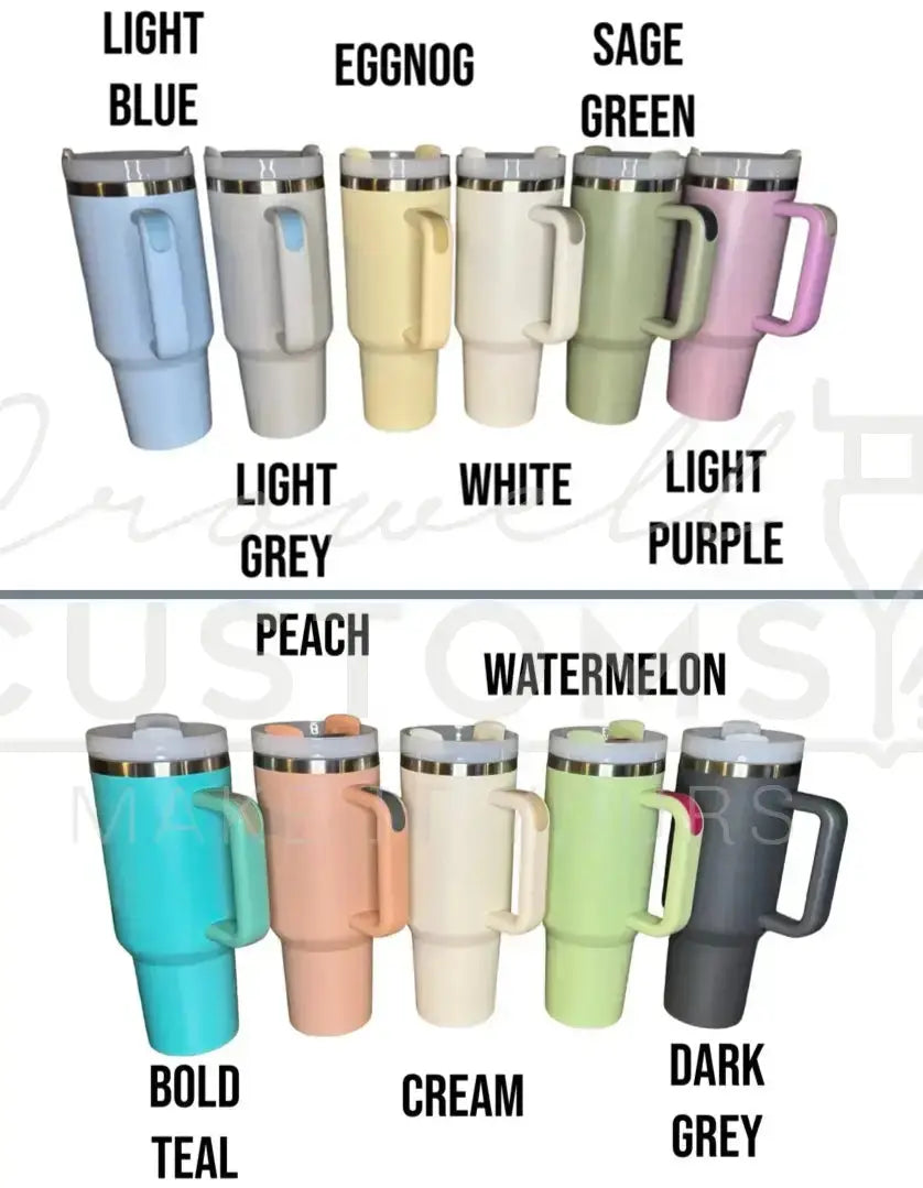 Blank 40 oz Tumblers - Over 35 Colors! (Stanley Dupe)