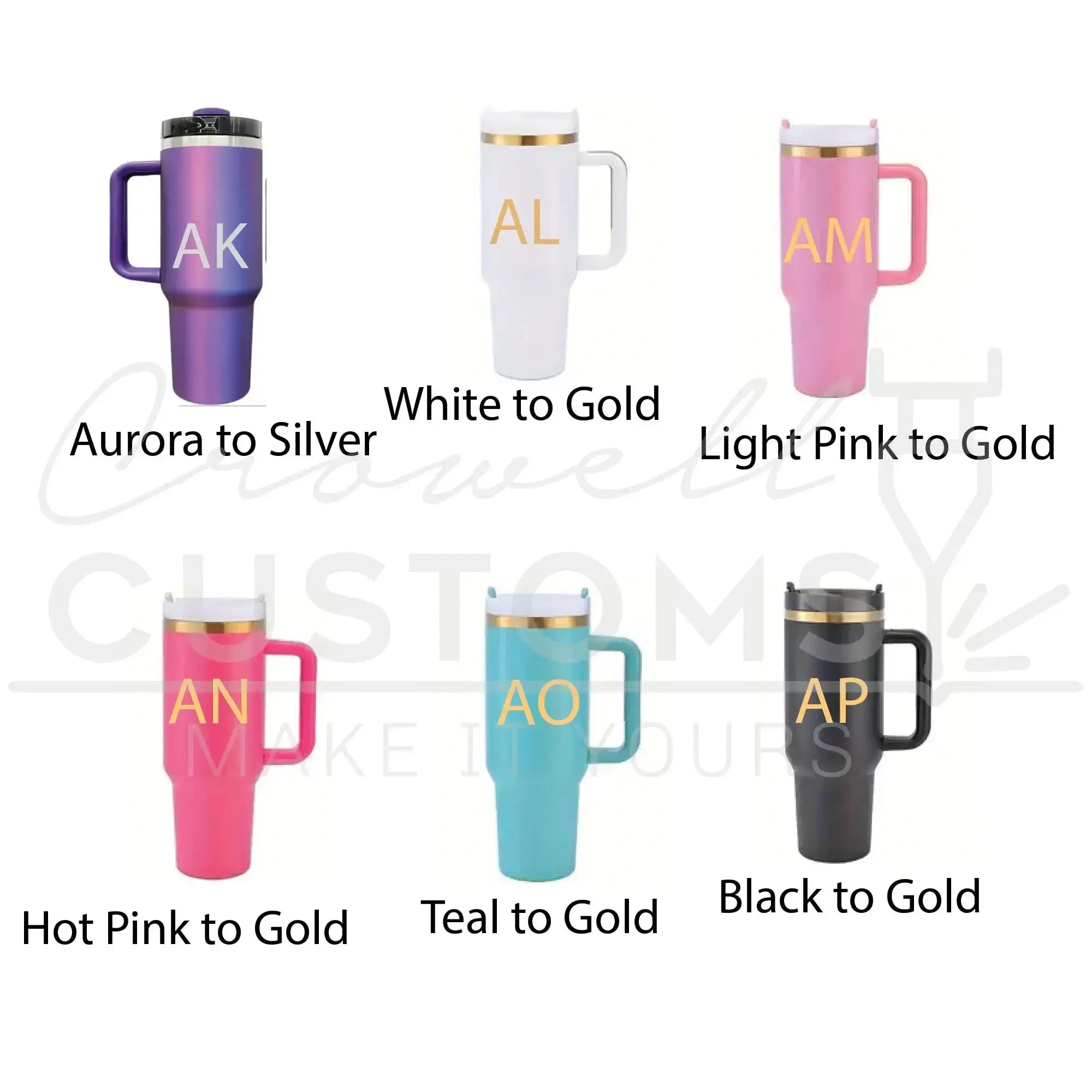 Blank 40 oz Tumblers - Over 35 Colors! (Stanley Dupe)