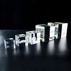 Blank K9 Crystal Blocks & Spheres (w/ USB LED Base + Gift Box) — Ready for Inner Engraving 