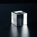 Blank K9 Crystal Blocks & Spheres (w/ USB LED Base + Gift Box) — Ready for Inner Engraving 