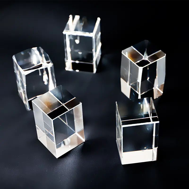 Blank K9 Crystal Blocks & Spheres (w/ USB LED Base + Gift Box) — Ready for Inner Engraving 