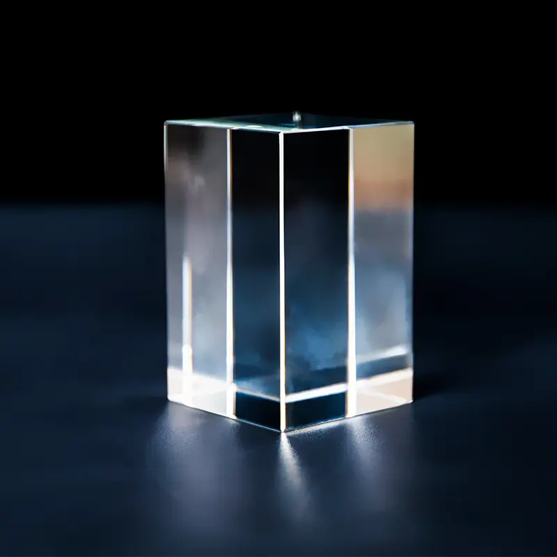 Blank K9 Crystal Blocks & Spheres (w/ USB LED Base + Gift Box) — Ready for Inner Engraving 