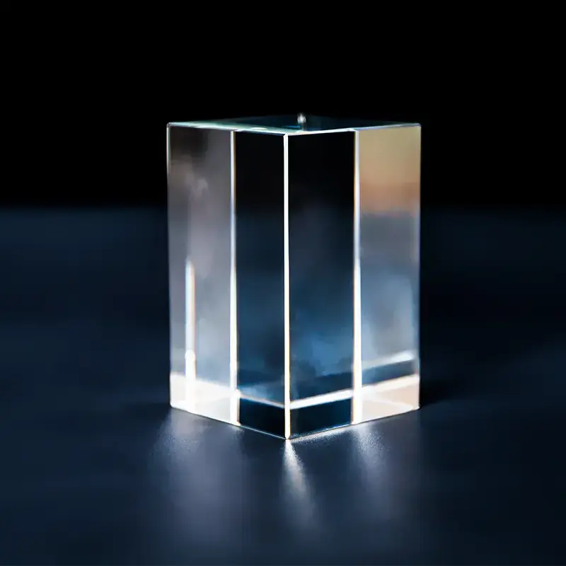 Blank K9 Crystal Blocks & Spheres (w/ USB LED Base + Gift Box) — Ready for Inner Engraving 