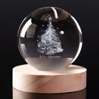 Blank K9 Crystal Blocks & Spheres (w/ USB LED Base + Gift Box) — Ready for Inner Engraving 