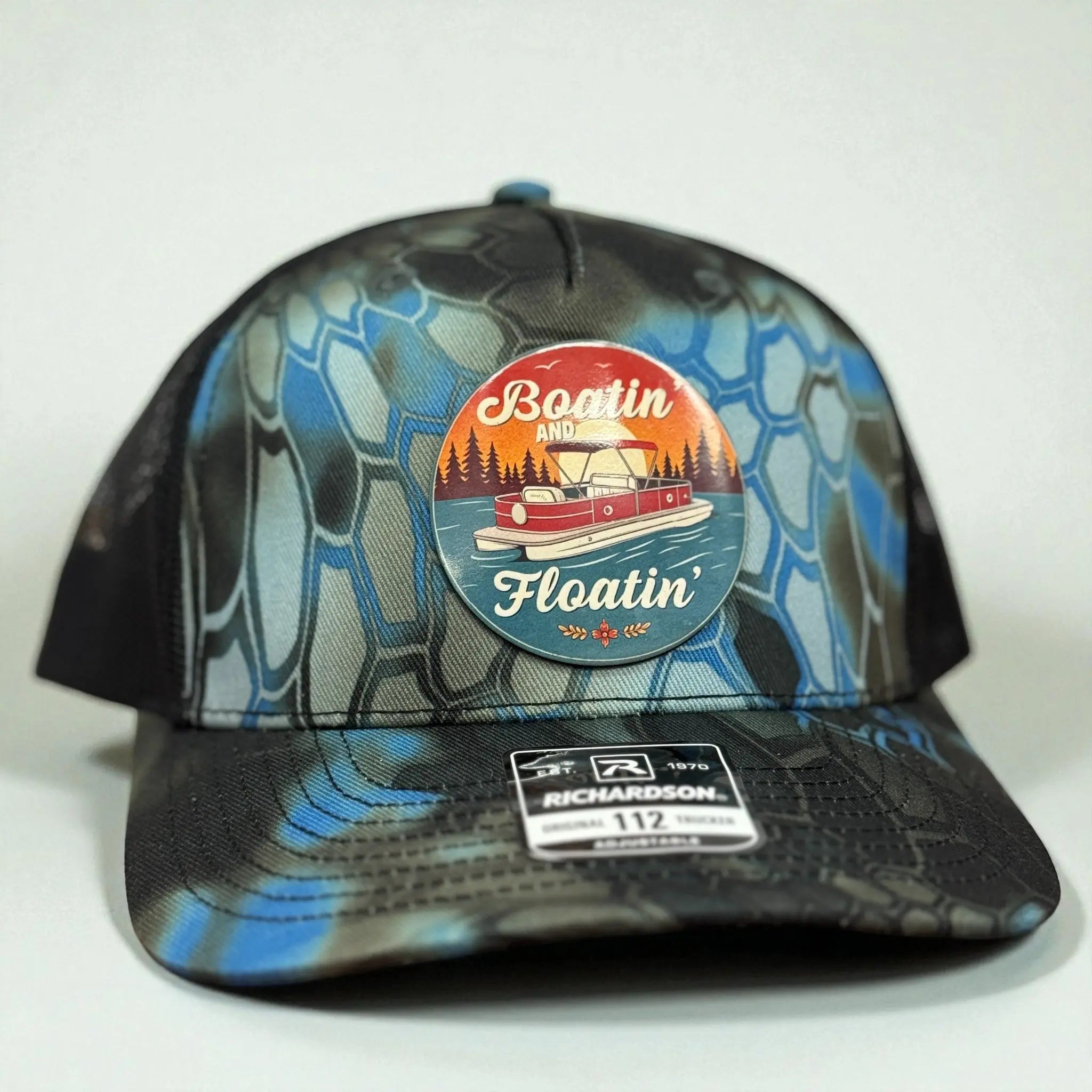 Boatin and Floatin- Custom Patch Hat 