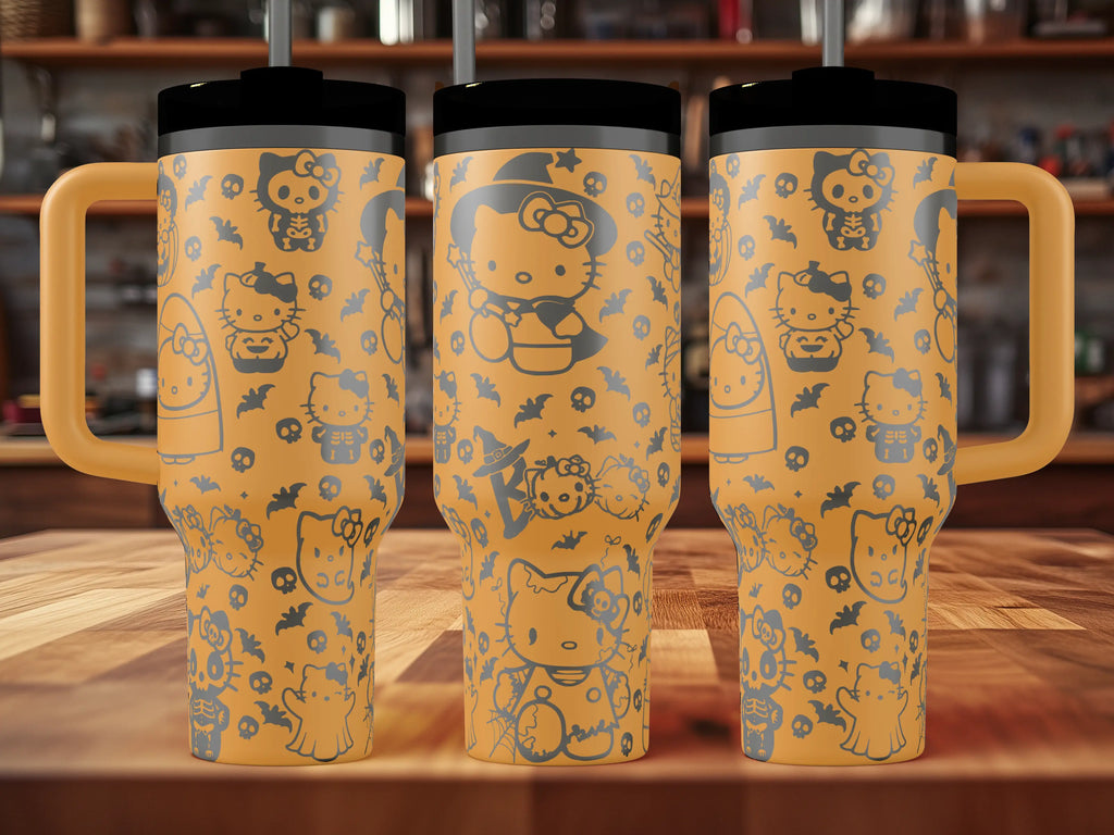 Boo Kitty - Hello Kitty Halloween Tumbler | 40oz, 30oz, Stanleys, 20oz, 16oz, 14oz, 10oz 