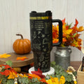 Bookish Tumbler Black to Rainbow 40oz 