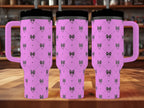 Bows and Hearts Tumbler | 40oz, 30oz, Stanleys, 20oz, 16oz, 14oz, 10oz 
