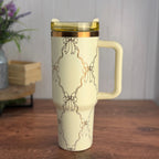 Bows and Ribbon Tumbler Cream to Copper 