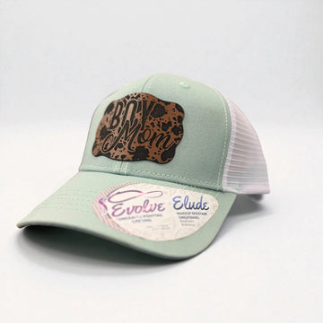 Boy Mom - Custom Patch Hat 