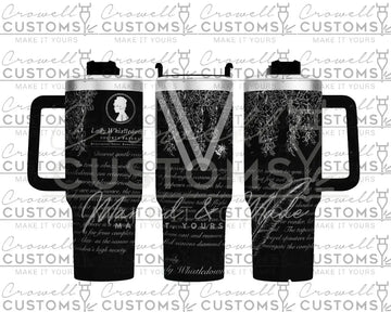 Bridgerton Lady Whistledown Quencher Tumbler (30oz, 40oz, + Stanleys)