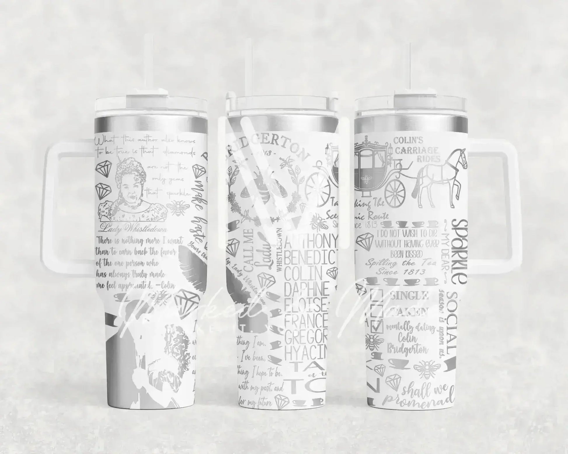 Bridgerton Penelope Season 3  Quencher Tumbler (30oz, 40oz, + Stanleys)
