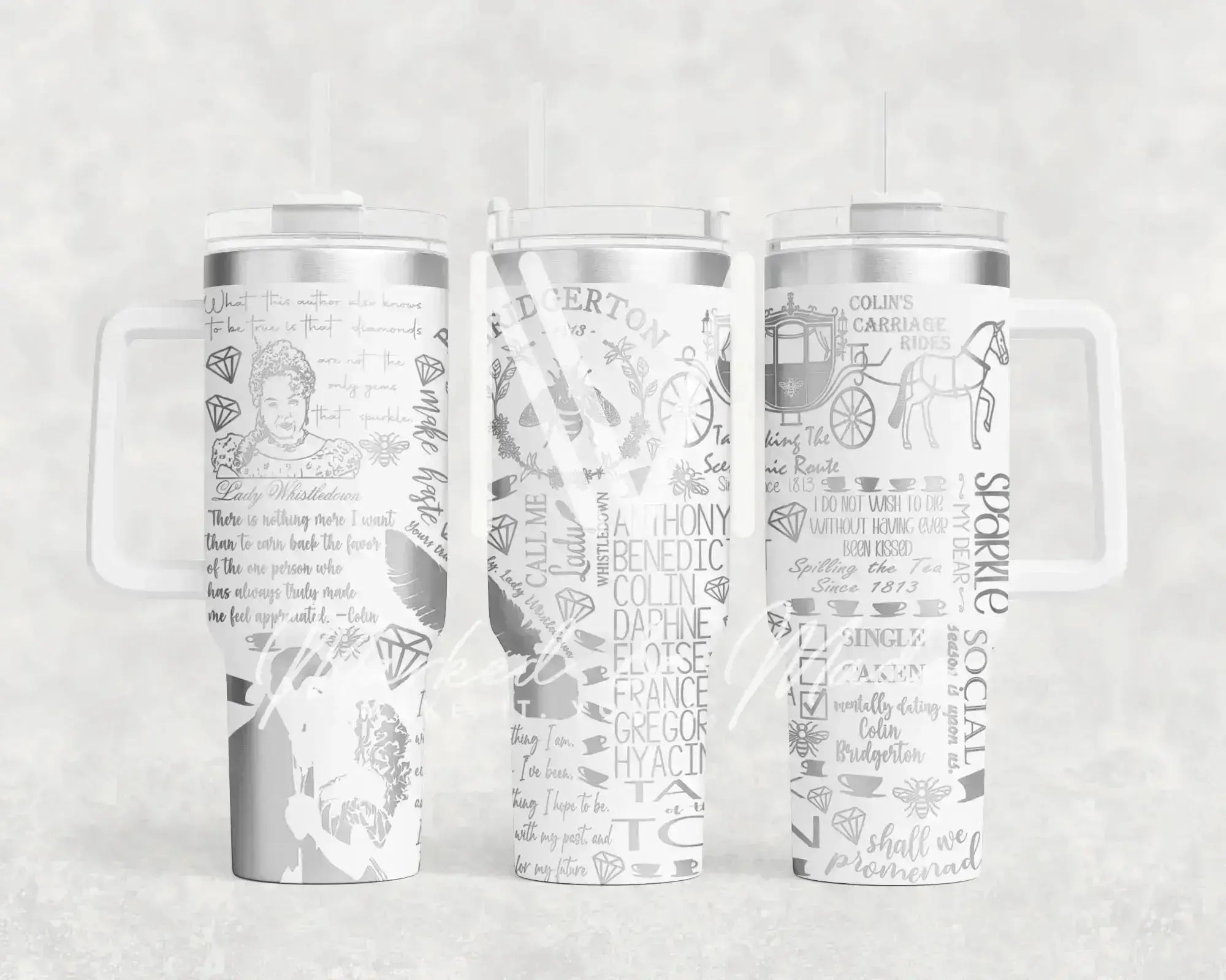 Bridgerton Penelope Season 3  Quencher Tumbler (30oz, 40oz, + Stanleys)