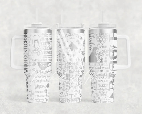 Bridgerton Talk of the Ton Quencher Tumbler (30oz, 40oz, + Stanleys)