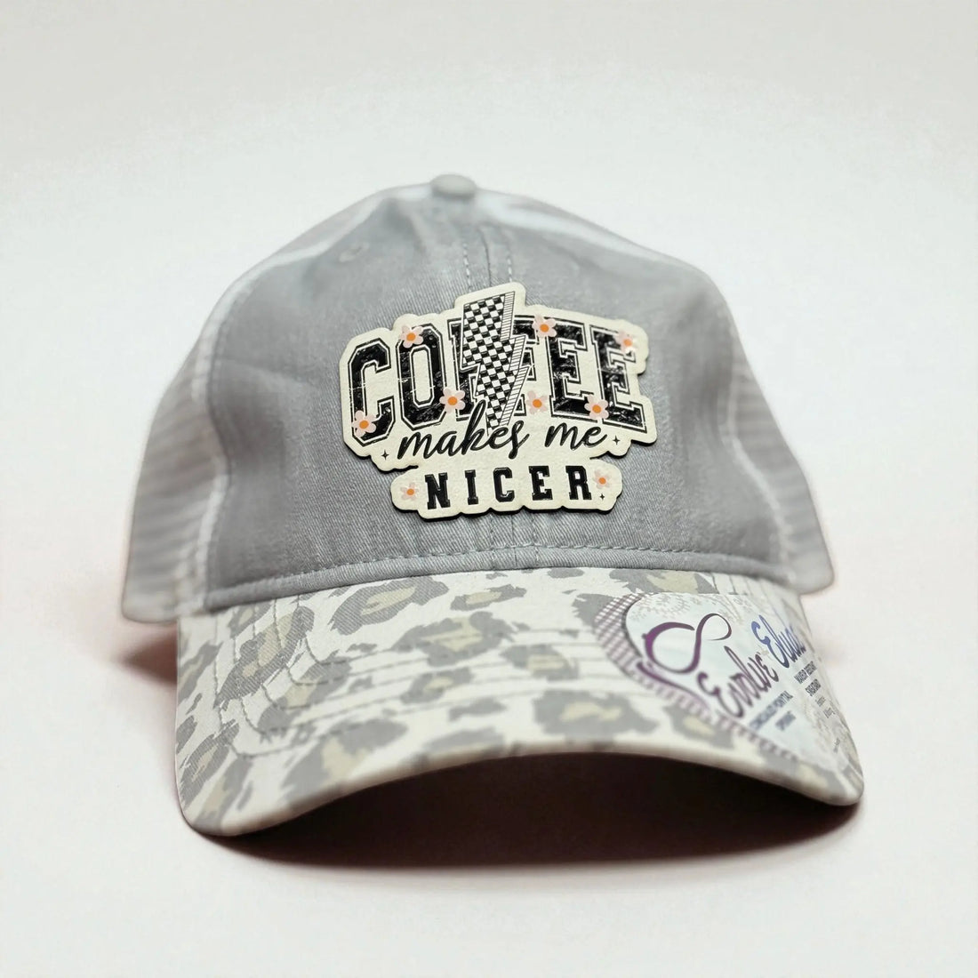 Coffee Makes Me Nicer- Custom Patch Hat 