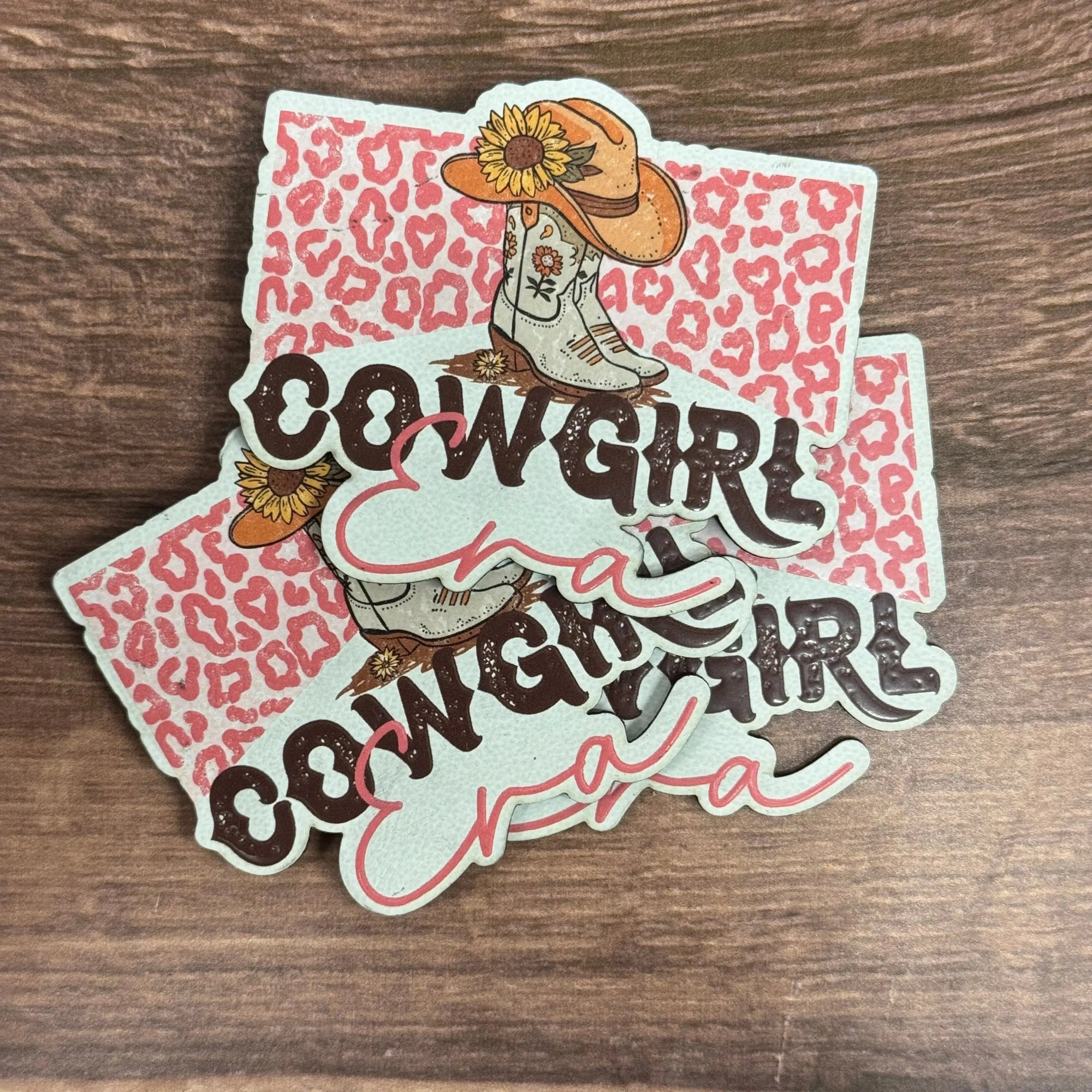 Cowgirl Era | UV Printed Leather Hat Patch 
