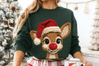 Crochet Rudolph Christmas – Unisex Tee / Long Sleeve / Hoodie / Crewneck