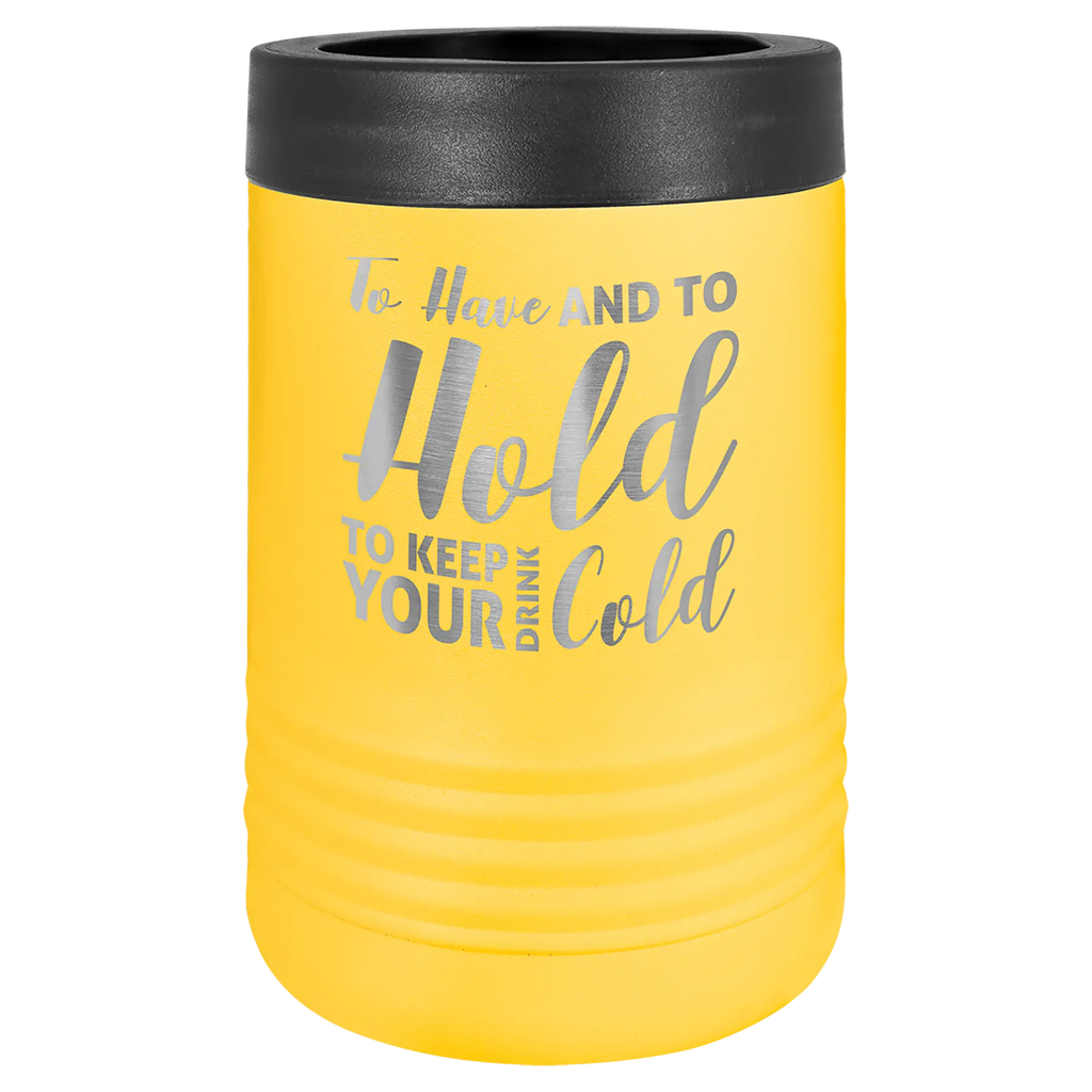 Custom Beverage Holders for Business | Logo + Text | Polar Camel® Insulated Stainless Steel 