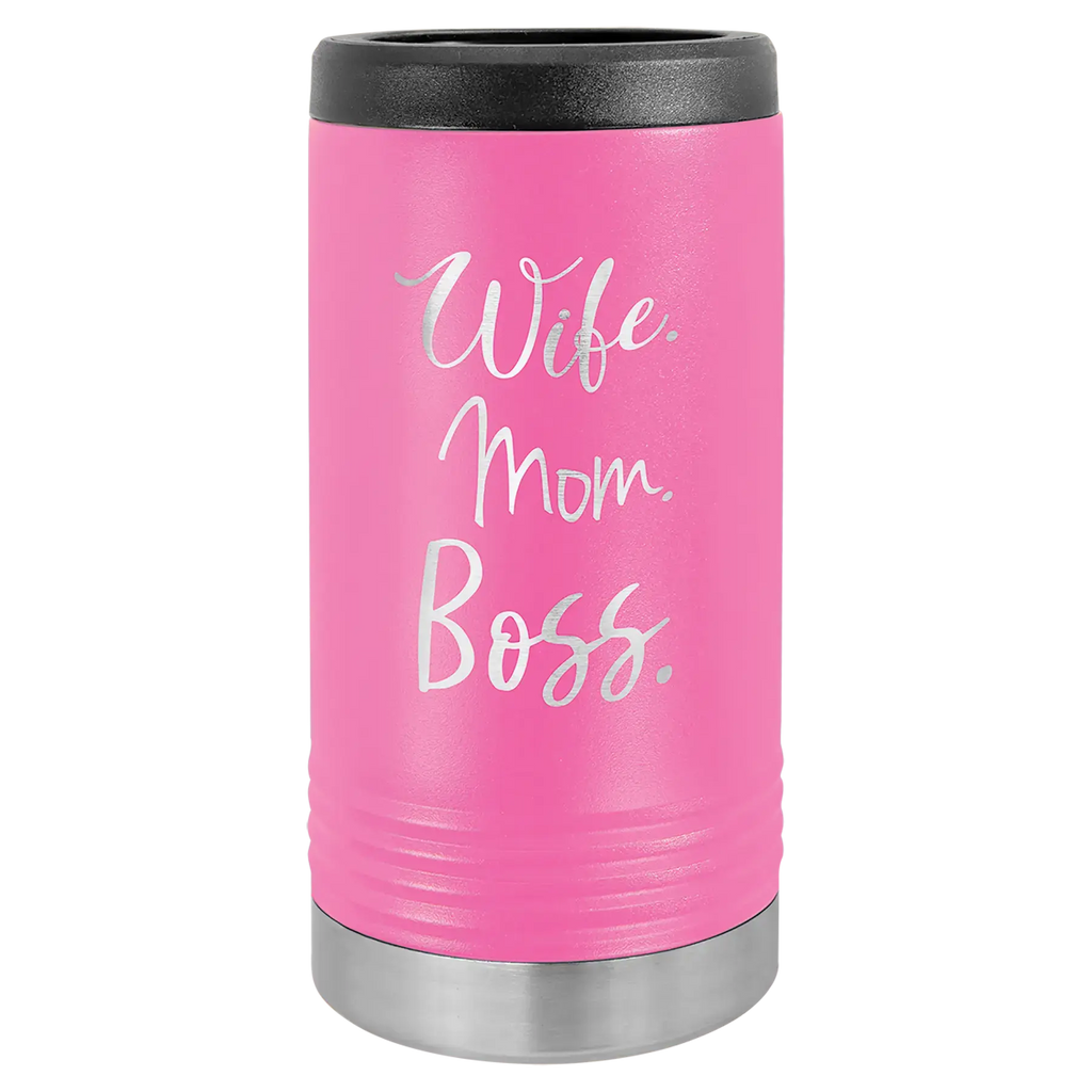 Custom Beverage Holders for Business | Logo + Text | Polar Camel® Insulated Stainless Steel 