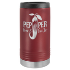 Custom Beverage Holders for Business | Logo + Text | Polar Camel® Insulated Stainless Steel 