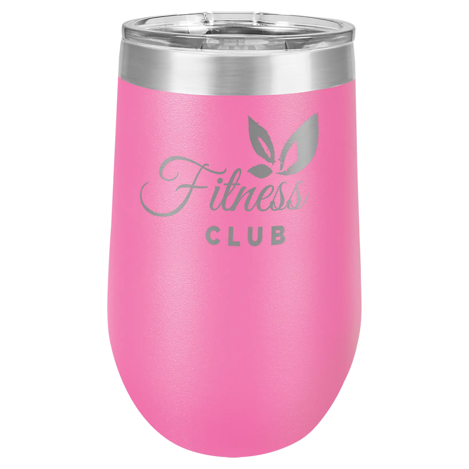 Custom Insulated Stainless Steel Stemless Wine Tumblers for Business | Logo + Text | Polar Camel® 