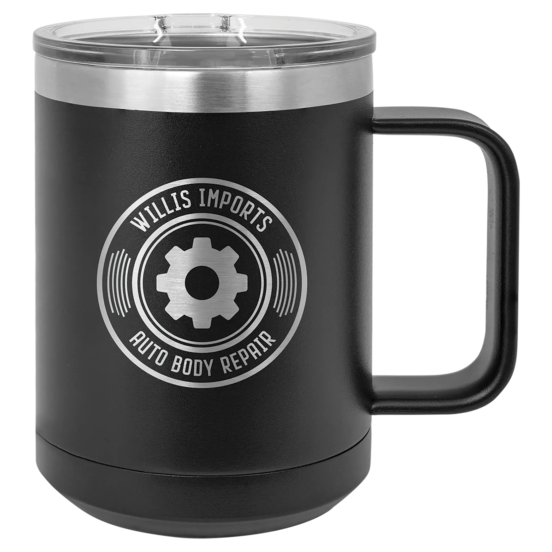 Custom Insulated Stainless Steel Travel Mugs for Business | Logo + Text | Polar Camel® 