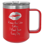 Custom Insulated Stainless Steel Travel Mugs for Business | Logo + Text | Polar Camel® 