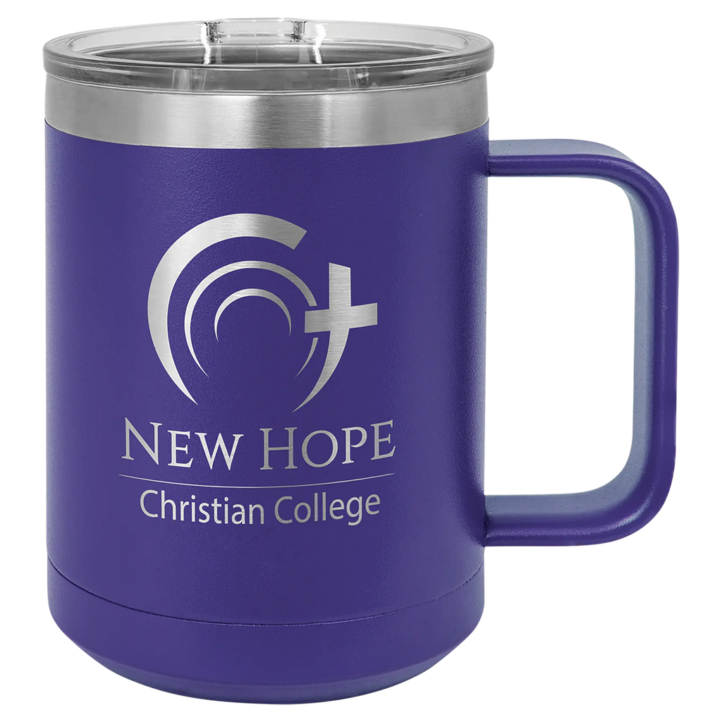Custom Insulated Stainless Steel Travel Mugs for Business | Logo + Text | Polar Camel® 