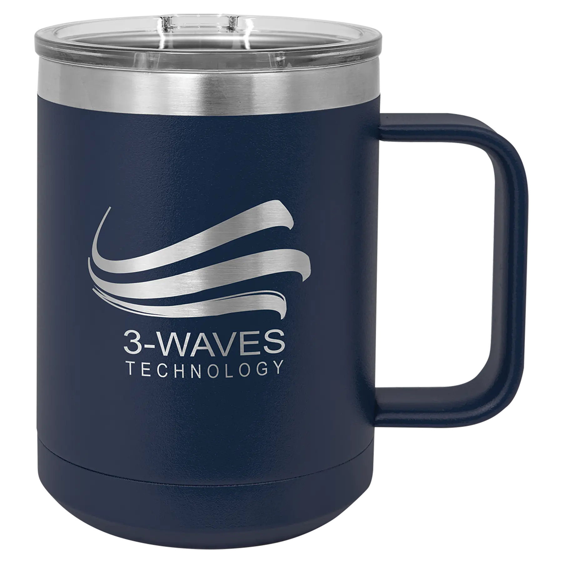 Custom Insulated Stainless Steel Travel Mugs for Business | Logo + Text | Polar Camel® 