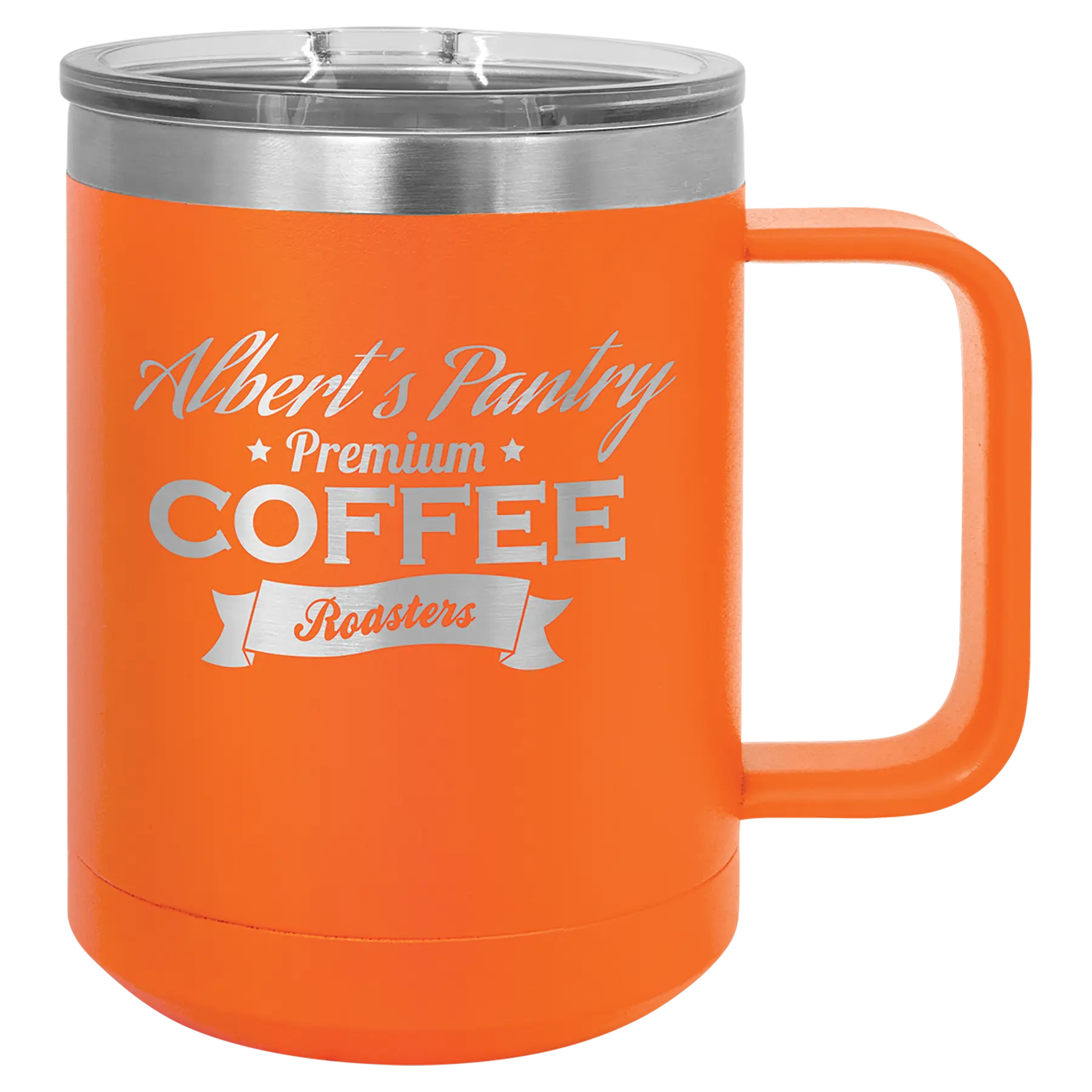 Custom Insulated Stainless Steel Travel Mugs for Business | Logo + Text | Polar Camel® 