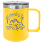 Custom Insulated Stainless Steel Travel Mugs for Business | Logo + Text | Polar Camel® 