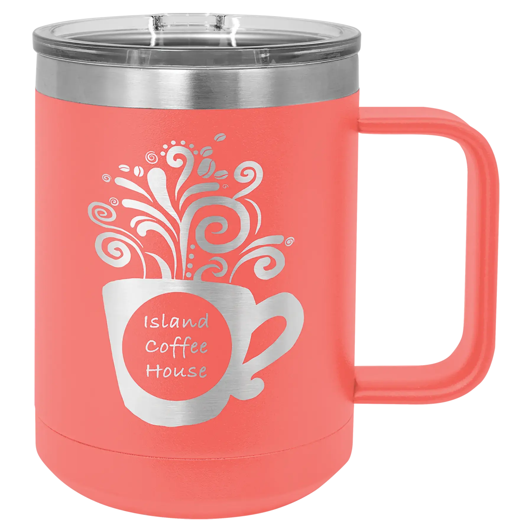 Custom Insulated Stainless Steel Travel Mugs for Business | Logo + Text | Polar Camel® 