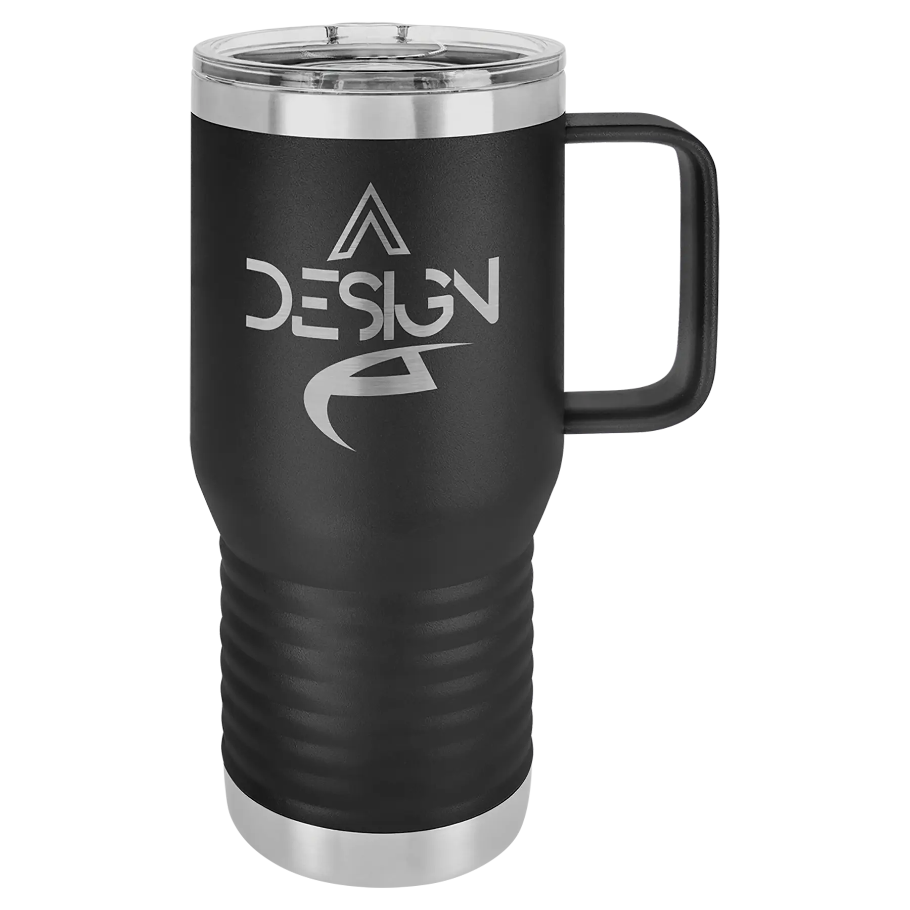Custom Insulated Stainless Steel Travel Mugs for Business | Logo + Text | Polar Camel® 