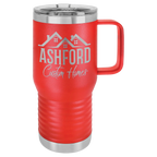 Custom Insulated Stainless Steel Travel Mugs for Business | Logo + Text | Polar Camel® 