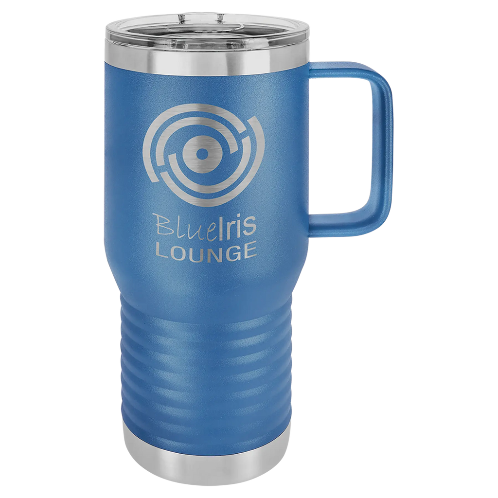 Custom Insulated Stainless Steel Travel Mugs for Business | Logo + Text | Polar Camel® 