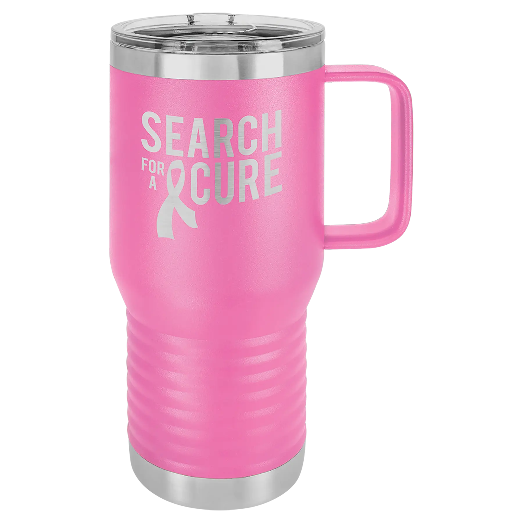 Custom Insulated Stainless Steel Travel Mugs for Business | Logo + Text | Polar Camel® 