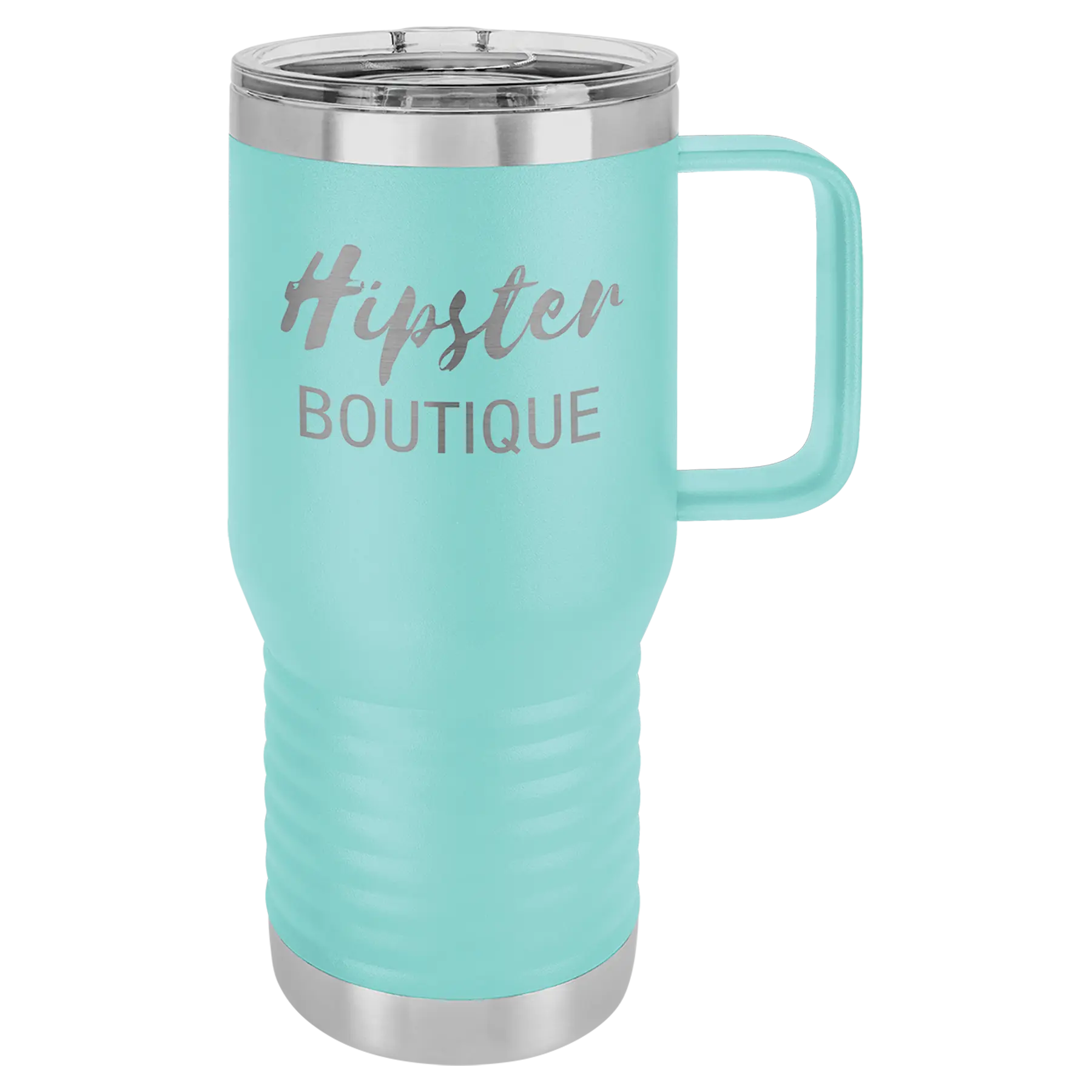 Custom Insulated Stainless Steel Travel Mugs for Business | Logo + Text | Polar Camel® 