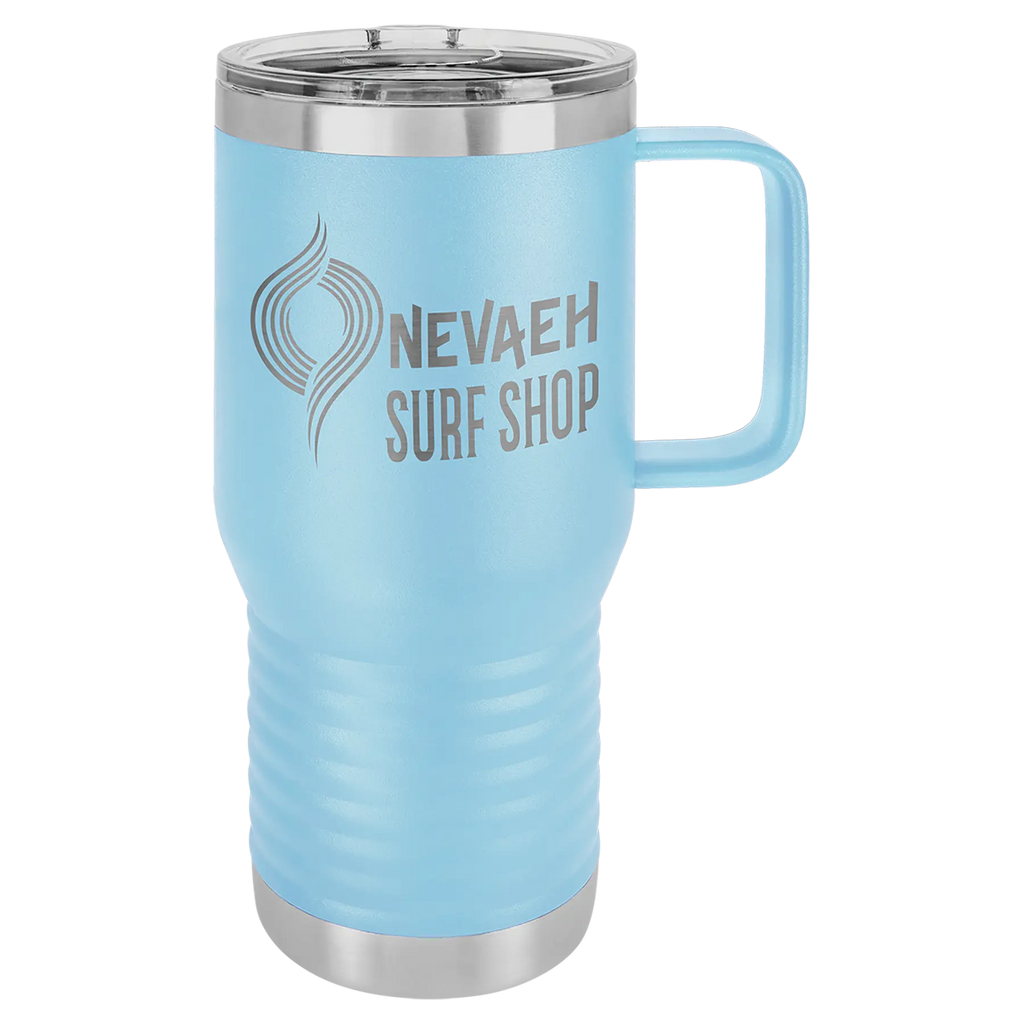 Custom Insulated Stainless Steel Travel Mugs for Business | Logo + Text | Polar Camel® 