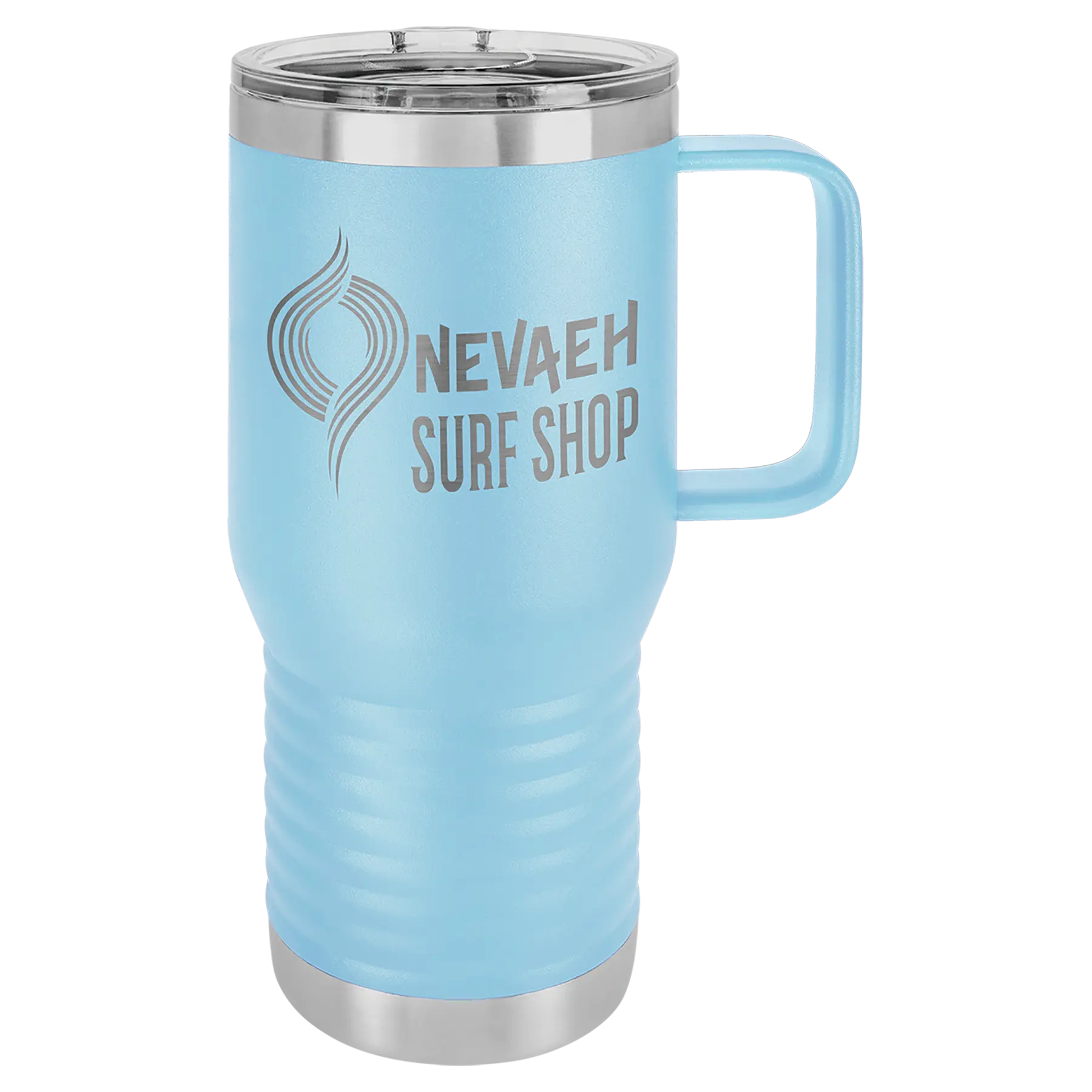 Custom Insulated Stainless Steel Travel Mugs for Business | Logo + Text | Polar Camel® 